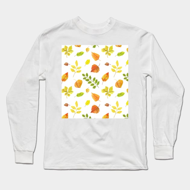 Autumn leaves Long Sleeve T-Shirt by katerinamk